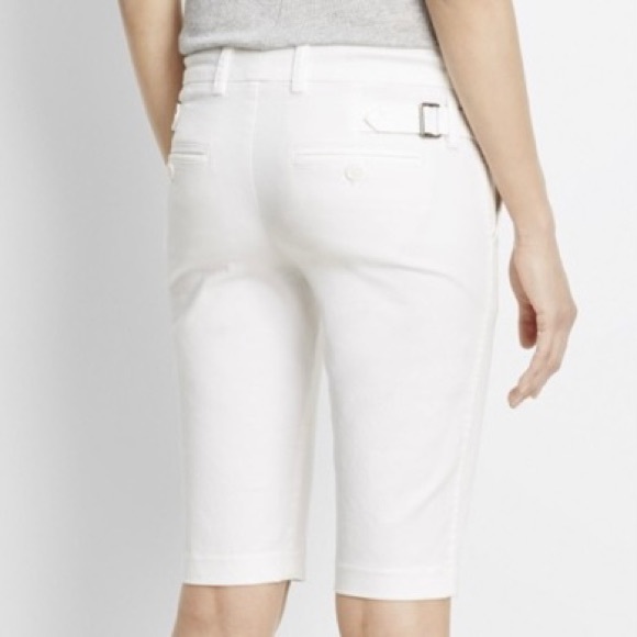 Vince Pants - VINCE Side Buckle White Bermuda Shorts 2 NWT